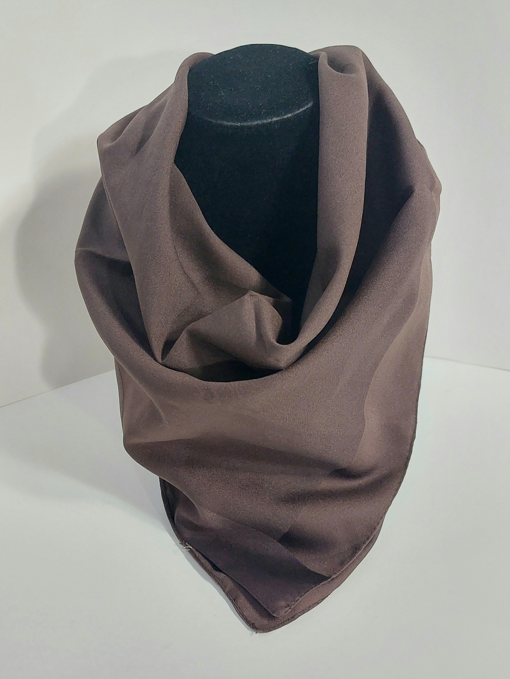 Women's Brown Polyester Scarf - Womens Fall Vibes